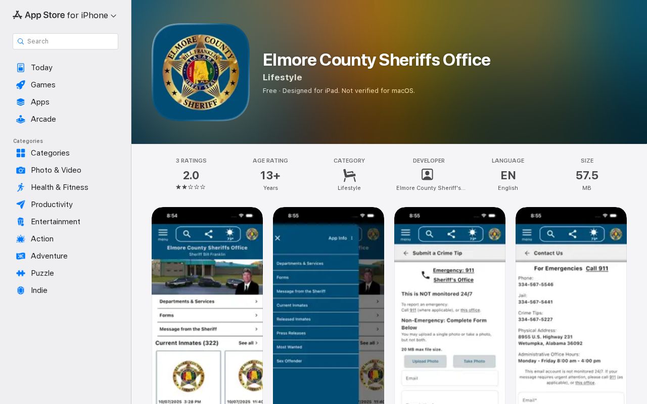 Elmore County Sheriff app released mugshot channels